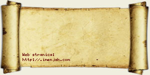 Jana Alurović vizit kartica